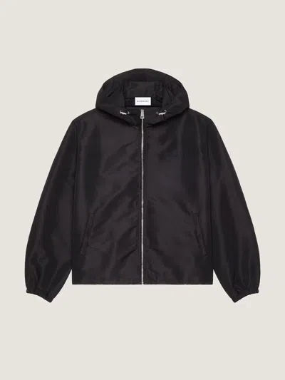Givenchy Hooded Nylon Jacket In Black