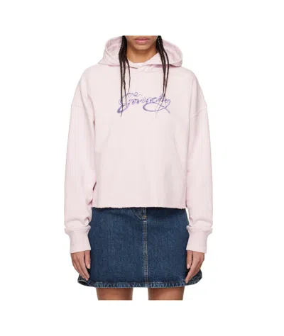 Givenchy Hooded Sweater In Pink