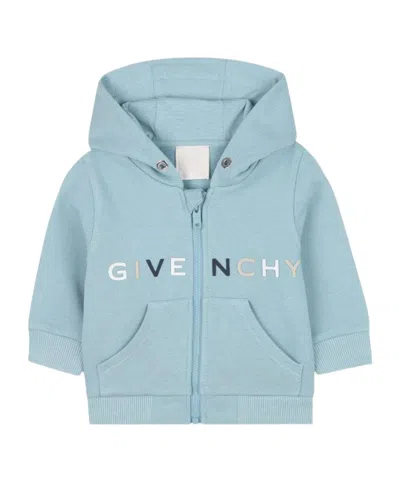 Givenchy Hooded Sweatshirt In Blue