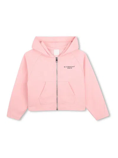 Givenchy Kids' Hooded Sweatshirt In Nude & Neutrals
