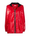 Givenchy Women's Hooded Wind Jacket In Red