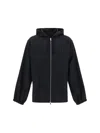 Givenchy Wool Hoodie With Elasticated Cuffs And Drawstring In Black