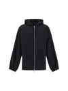 Givenchy Wool Hoodie With Elasticated Cuffs And Drawstring In Black