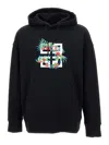 Givenchy Black Embroidered Hoodie In Black