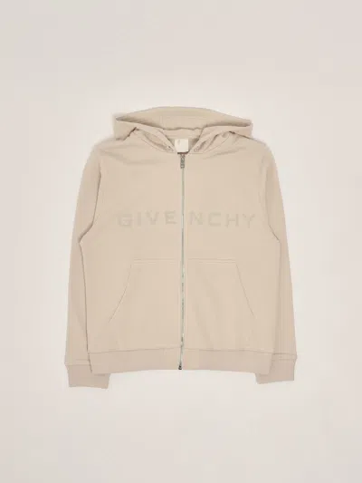 Givenchy Kids' Hoodie Hoodie In Crema