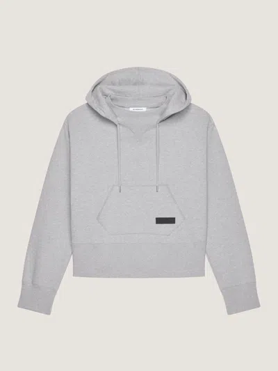Givenchy Hoodie In Fleece With  Patch In Gray