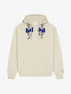 Givenchy Hoodie In Fleece With Hair Print In Clay