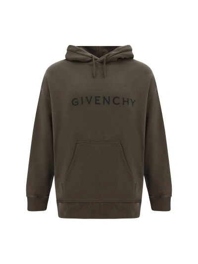 Givenchy Hoodie In Khaki