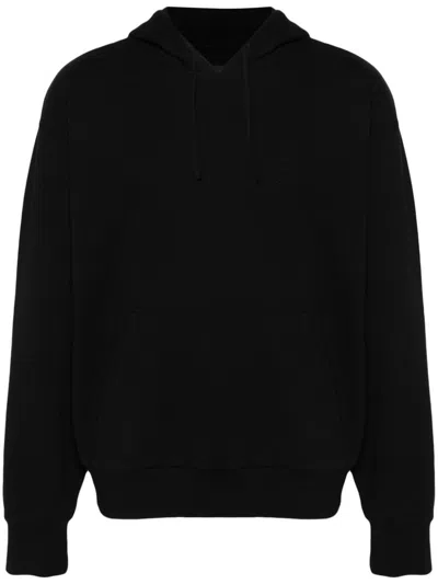 Givenchy Hoodie In Fleece With Baroque Embossing In Black