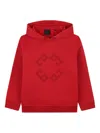 Givenchy Logo-print Hoodie In Red