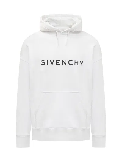 Givenchy Hoodie With Logo In White