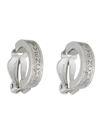 Pre-owned Givenchy Hoop Clip-on Earrings In Multicolor