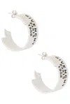 Givenchy Hoop Earrings In Silver