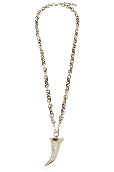 Givenchy Horn Necklace In Gold