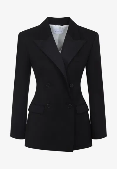 GIVENCHY HOURGLASS SINGLE-BREASTED WOOL BLAZER