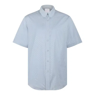 Givenchy Iceberg Cotton Shirt In Blue
