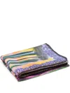 Givenchy Illustration-print Wool Blanket In Multicolour