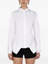 Givenchy Cotton Poplin Shirt With Insert In White