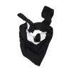 Givenchy Intarsia-knit Logo Scarf In Black