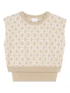 Givenchy Intarsia-knit Skirt Set In Brown