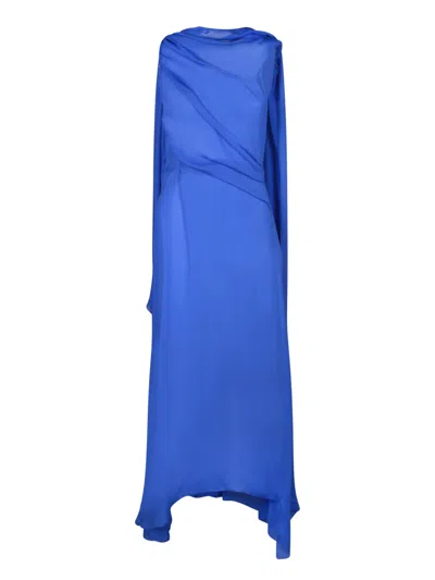 Givenchy Irisi Long Dress In Blue