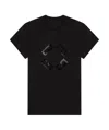 Givenchy Monogram 72 T-shirt In Cotton And Sequins In Black