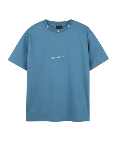 Givenchy Item O-neck Short-sleeved T-shirt In Blue