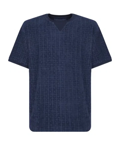 Givenchy Item O-neck Short-sleeved T-shirt In Blue