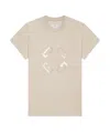 Givenchy Item O-neck Short-sleeved T-shirt In Pumice Beige