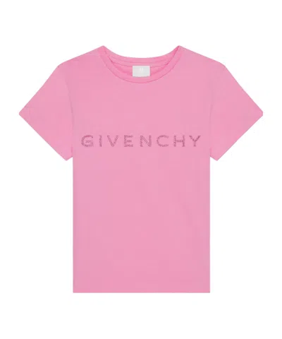 Givenchy Item O-neck Short-sleeved T-shirt In Rose