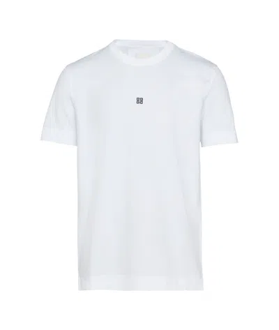 Givenchy Metal 4g Crewneck T-shirt In White