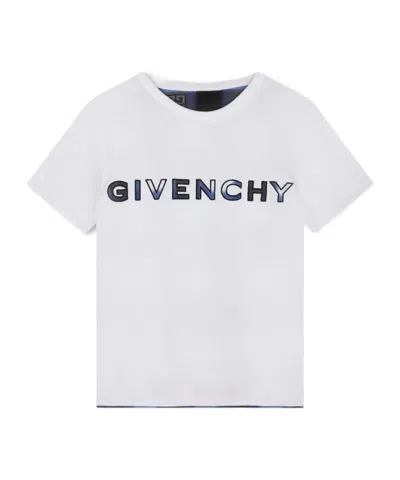 Givenchy Kids' T-shirt Mit Logo-print In White