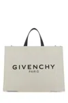 Givenchy Women Ivory Canvas Medium G Shopping Bag