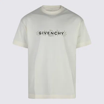 Givenchy Ivory Cotton T-shirt In White