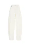Givenchy Cocoon Denim Pants Clothing In Neutral