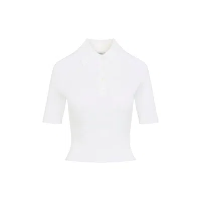 Givenchy Ivory Knit Polo In White