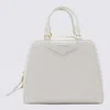 GIVENCHY IVORY LEATHER ANTIGONA CUBE TOP HANDLE BAG