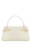 Givenchy Medium Structured Leather Handbag With Top Handle In White