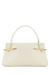 Givenchy Medium Structured Leather Handbag With Top Handle In White