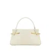 Givenchy Medium Structured Leather Handbag With Top Handle In White