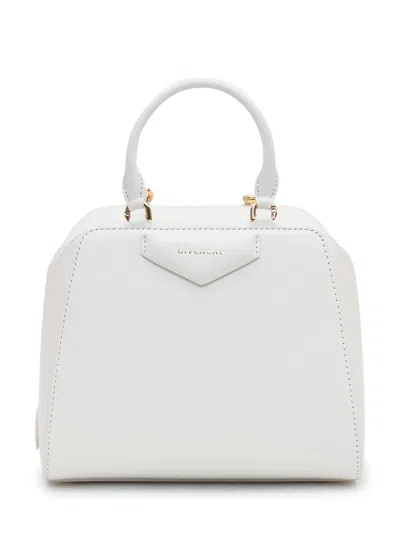 Givenchy Ivory Leather Mini Antigona Cube Handbag