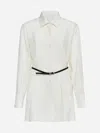 Givenchy Ivory Silk Voyou Shirt In Ecru