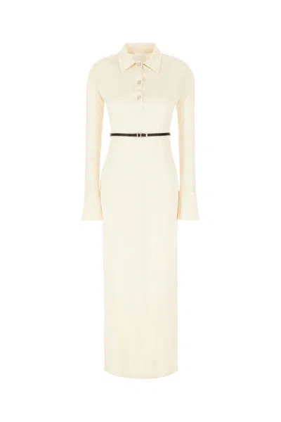 Givenchy Ivory Viscose Shirt Dress In Avorio