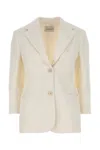 Givenchy Ivory Wool Blazer In White
