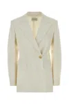 Givenchy Ivory Wool Blend Blazer In Neutral