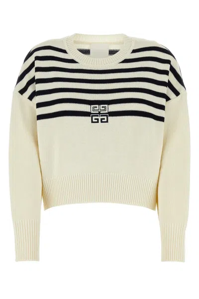 GIVENCHY IVORY WOOL BLEND SWEATER