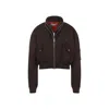 Givenchy Cropped Flap Pocket Jackets With High Collar In Black