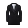 Givenchy Inside-out Cocoon Mini Blazer Dress In Black