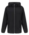Givenchy Windbreaker Jacket With Logo Jackets In Black
