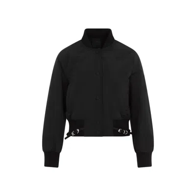 Givenchy Voyou Varsity Jacket In Cotton Taffetas In Black